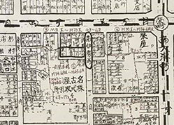 写真:大正時代の地図