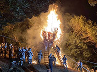 写真：火祭り